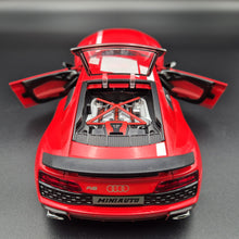 Load image into Gallery viewer, Explorafind 2020 Audi R8 V10 Red 1:24 Die Cast Car