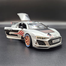 Load image into Gallery viewer, Explorafind 2020 Audi R8 V10 Matte Light Grey 1:24 Die Cast Car
