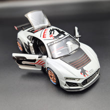 Load image into Gallery viewer, Explorafind 2020 Audi R8 V10 Matte Light Grey 1:24 Die Cast Car