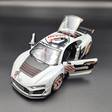 Load image into Gallery viewer, Explorafind 2020 Audi R8 V10 Matte Light Grey 1:24 Die Cast Car
