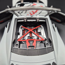 Load image into Gallery viewer, Explorafind 2020 Audi R8 V10 Matte Light Grey 1:24 Die Cast Car