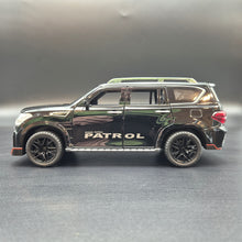 Load image into Gallery viewer, Explorafind 2023 Nissan Patrol Black 1:24 Die Cast Car