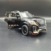Load image into Gallery viewer, Explorafind 2023 Nissan Patrol Black 1:24 Die Cast Car