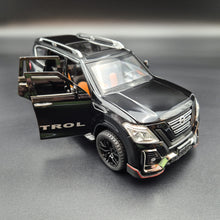 Load image into Gallery viewer, Explorafind 2023 Nissan Patrol Black 1:24 Die Cast Car