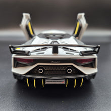 Load image into Gallery viewer, Explorafind 2023 Lamborghini Aventador SVJ 63 Satin Grey 1:24 Die Cast Car