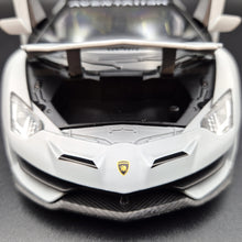 Load image into Gallery viewer, Explorafind 2023 Lamborghini Aventador SVJ 63 Satin Grey 1:24 Die Cast Car