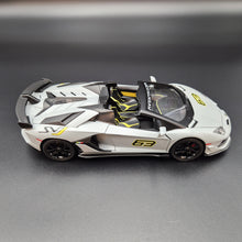 Load image into Gallery viewer, Explorafind 2023 Lamborghini Aventador SVJ 63 Satin Grey 1:24 Die Cast Car