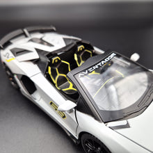 Load image into Gallery viewer, Explorafind 2023 Lamborghini Aventador SVJ 63 Satin Grey 1:24 Die Cast Car