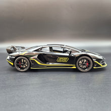 Load image into Gallery viewer, Explorafind 2023 Lamborghini Aventador SVJ 63 Black 1:24 Die Cast Car