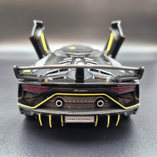 Load image into Gallery viewer, Explorafind 2023 Lamborghini Aventador SVJ 63 Black 1:24 Die Cast Car