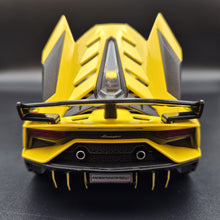 Load image into Gallery viewer, Explorafind 2023 Lamborghini Aventador SVJ 63 Yellow 1:24 Die Cast Car