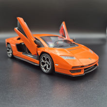Load image into Gallery viewer, Explorafind 2023 Lamborghini Countach LPI 800-4 Orange 1:24 Die Cast Car