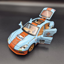 Load image into Gallery viewer, Explorafind 2019 Porsche Panamera S Gulf Blue 1:24 Die Cast Car