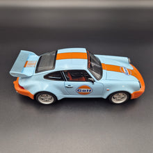 Load image into Gallery viewer, Explorafind 1994 Porsche 964 Turbo Carrera RS Gulf Blue 1:24 Die Cast Car