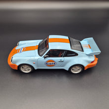 Load image into Gallery viewer, Explorafind 1994 Porsche 964 Turbo Carrera RS Gulf Blue 1:24 Die Cast Car