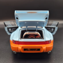 Load image into Gallery viewer, Explorafind 1994 Porsche 964 Turbo Carrera RS Gulf Blue 1:24 Die Cast Car