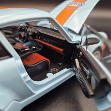 Load image into Gallery viewer, Explorafind 1994 Porsche 964 Turbo Carrera RS Gulf Blue 1:24 Die Cast Car