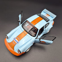 Load image into Gallery viewer, Explorafind 1994 Porsche 964 Turbo Carrera RS Gulf Blue 1:24 Die Cast Car