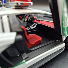Load image into Gallery viewer, Explorafind 2023 Lamborghini Countach LPI 800-4 Dubai Police White 1:24 Die Cast Police Car