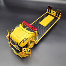 Load image into Gallery viewer, Explorafind 2023 Mercedes-Benz Actros Truck with Tilt Tray Yellow 1:24 Die Cast Truck