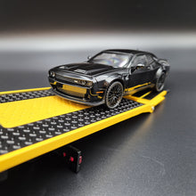 Load image into Gallery viewer, Explorafind 2023 Mercedes-Benz Actros Truck with Tilt Tray Yellow 1:24 Die Cast Truck