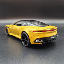 Load image into Gallery viewer, Explorafind 2023 Aston Martin DBS Coupe Yellow 1:24 Die Cast Car