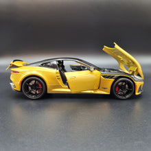 Load image into Gallery viewer, Explorafind 2023 Aston Martin DBS Coupe Yellow 1:24 Die Cast Car