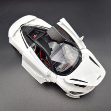 Load image into Gallery viewer, Explorafind 2023 McLaren 720S White 1:24 Die Cast Car