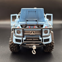 Load image into Gallery viewer, Explorafind 2019 Mercedes-Benz G550 4x4 Squared Sky Blue 1:24 Die Cast SUV
