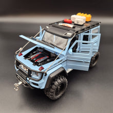 Load image into Gallery viewer, Explorafind 2019 Mercedes-Benz G550 4x4 Squared Sky Blue 1:24 Die Cast SUV