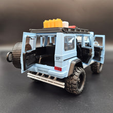 Load image into Gallery viewer, Explorafind 2019 Mercedes-Benz G550 4x4 Squared Sky Blue 1:24 Die Cast SUV