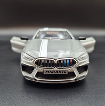 Load image into Gallery viewer, Explorafind 2023 BMW M8 Manhart MH8 800 Grey 1:24 Die Cast Car
