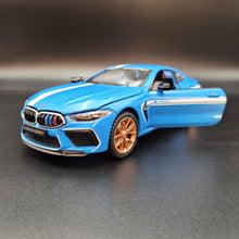 Load image into Gallery viewer, Explorafind 2023 BMW M8 Manhart MH8 800 Blue 1:24 Die Cast Car