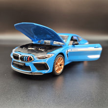 Load image into Gallery viewer, Explorafind 2023 BMW M8 Manhart MH8 800 Blue 1:24 Die Cast Car