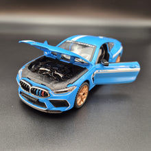 Load image into Gallery viewer, Explorafind 2023 BMW M8 Manhart MH8 800 Blue 1:24 Die Cast Car