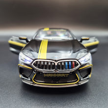 Load image into Gallery viewer, Explorafind 2023 BMW M8 Manhart MH8 800 Black 1:24 Die Cast Car