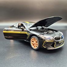 Load image into Gallery viewer, Explorafind 2023 BMW M8 Manhart MH8 800 Black 1:24 Die Cast Car