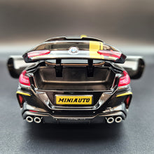 Load image into Gallery viewer, Explorafind 2023 BMW M8 Manhart MH8 800 Black 1:24 Die Cast Car