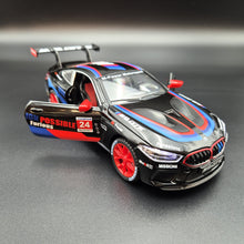 Load image into Gallery viewer, Explorafind 2020 BMW M8 GTE Black 1:24 Die Cast Car