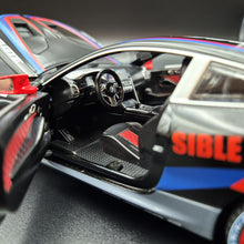 Load image into Gallery viewer, Explorafind 2020 BMW M8 GTE Black 1:24 Die Cast Car