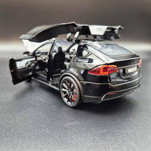 Load image into Gallery viewer, Explorafind 2020 Tesla Model X Black 1:24 Die Cast Car