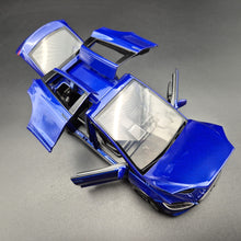 Load image into Gallery viewer, Explorafind 2020 Tesla Model X Blue 1:24 Die Cast Car