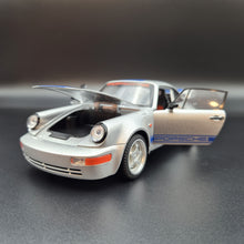 Load image into Gallery viewer, Explorafind 1994 Porsche 964 Turbo Carrera RS Silver 1:24 Die Cast Car