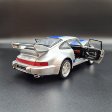 Load image into Gallery viewer, Explorafind 1994 Porsche 964 Turbo Carrera RS Silver 1:24 Die Cast Car