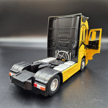 Load image into Gallery viewer, Explorafind 2023 Mercedes-Benz Actros 1851 Truck Yellow 1:24 Die Cast Truck