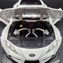 Load image into Gallery viewer, Explorafind 2023 Toyota Supra White 1:24 Die Cast Car