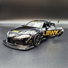 Load image into Gallery viewer, Explorafind 2023 Toyota Supra Black 1:24 Die Cast Car