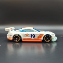 Load image into Gallery viewer, Hot Wheels 2019 Custom '18 Ford Mustang GT Light Blue #180 Muscle Mania 3/10