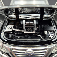 Load image into Gallery viewer, Explorafind 2023 Nissan Patrol Black 1:32 Die Cast Car