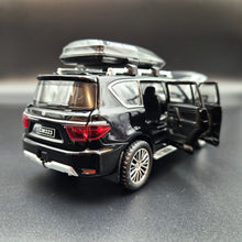 Load image into Gallery viewer, Explorafind 2023 Nissan Patrol Black 1:32 Die Cast Car